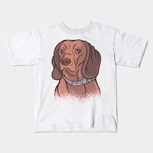 Wise Old Dachshund Dog Kids T-Shirt